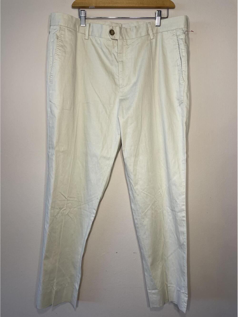Faherty Reserve Linen-Cotton Blend Pants Sz 38 Cruise